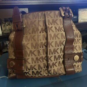 Michael Kors Brown Logo Men's Bag